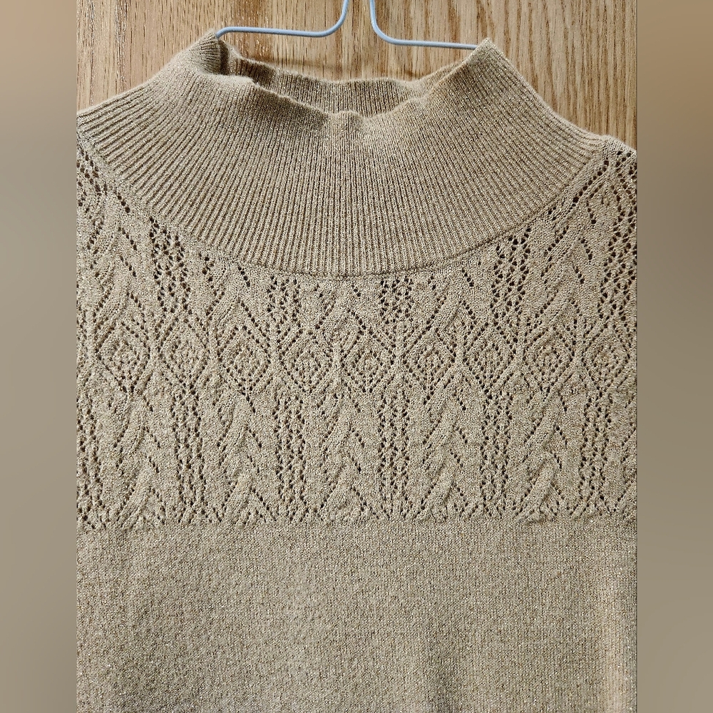 Loft Gold Threaded Sweater - Picture 3 of 8